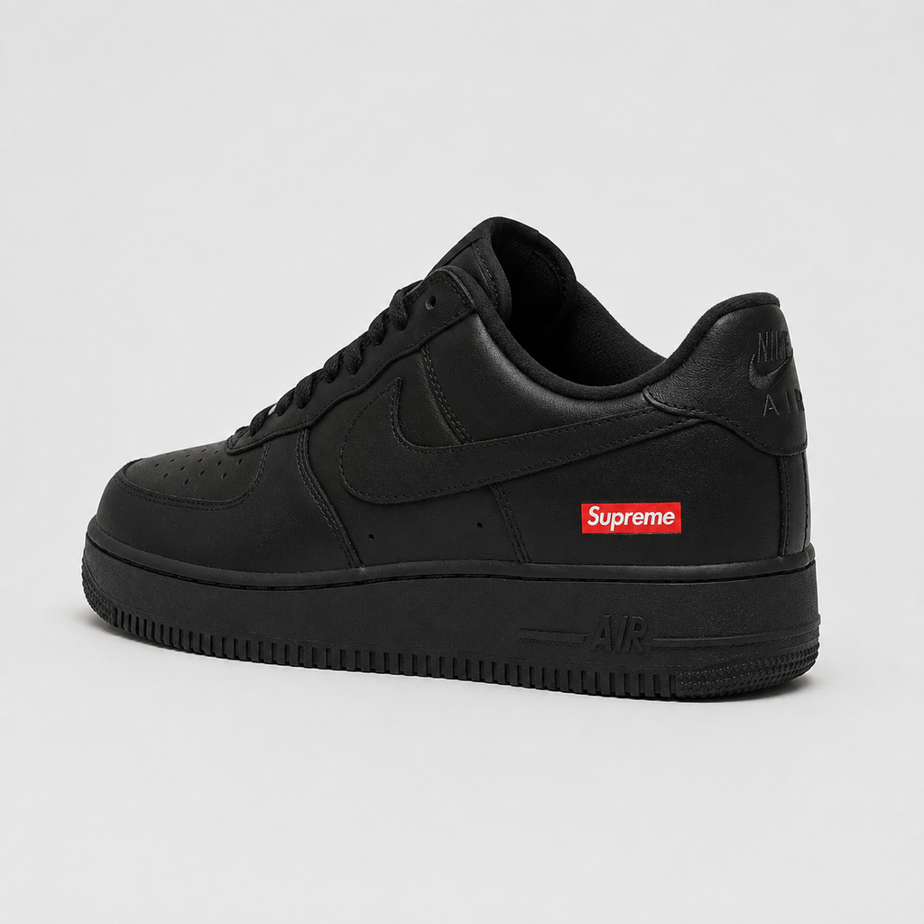 Nike Air Force 1 black trendy sneakers