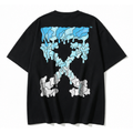 Off-White Gradient Style Black T-shirt