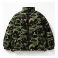 Bape camouflage-style down jacket