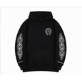 Chrome Hearts Travel Cross graphic hoodie Black Blue Cross with Modern Look