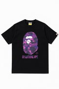 Bape camouflage-style black T-shirt