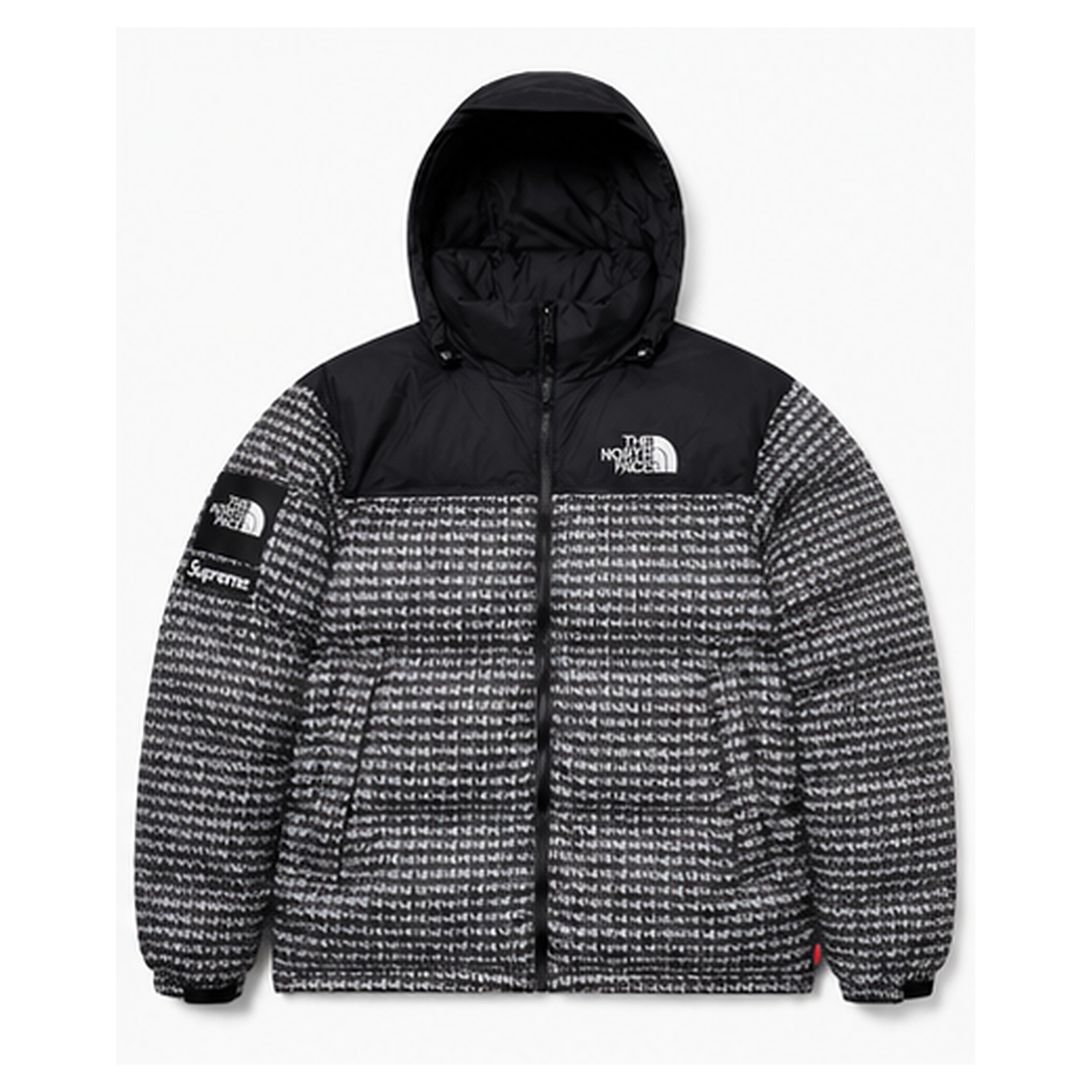 Pattern Logo The North Face Puffer Jacket for Photo Ready Looks