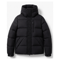 Moncler black minimalist style down jacket
