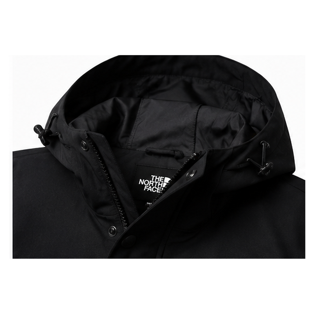 The North Face outdoor-style black coat