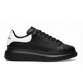 McQueen thick-soled black and white casual shoes