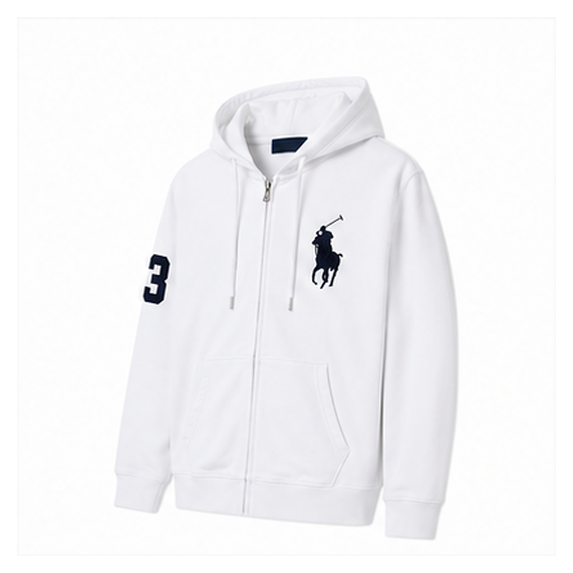 Polo Ralph Lauren-Style Big Pony Zip Hoodie