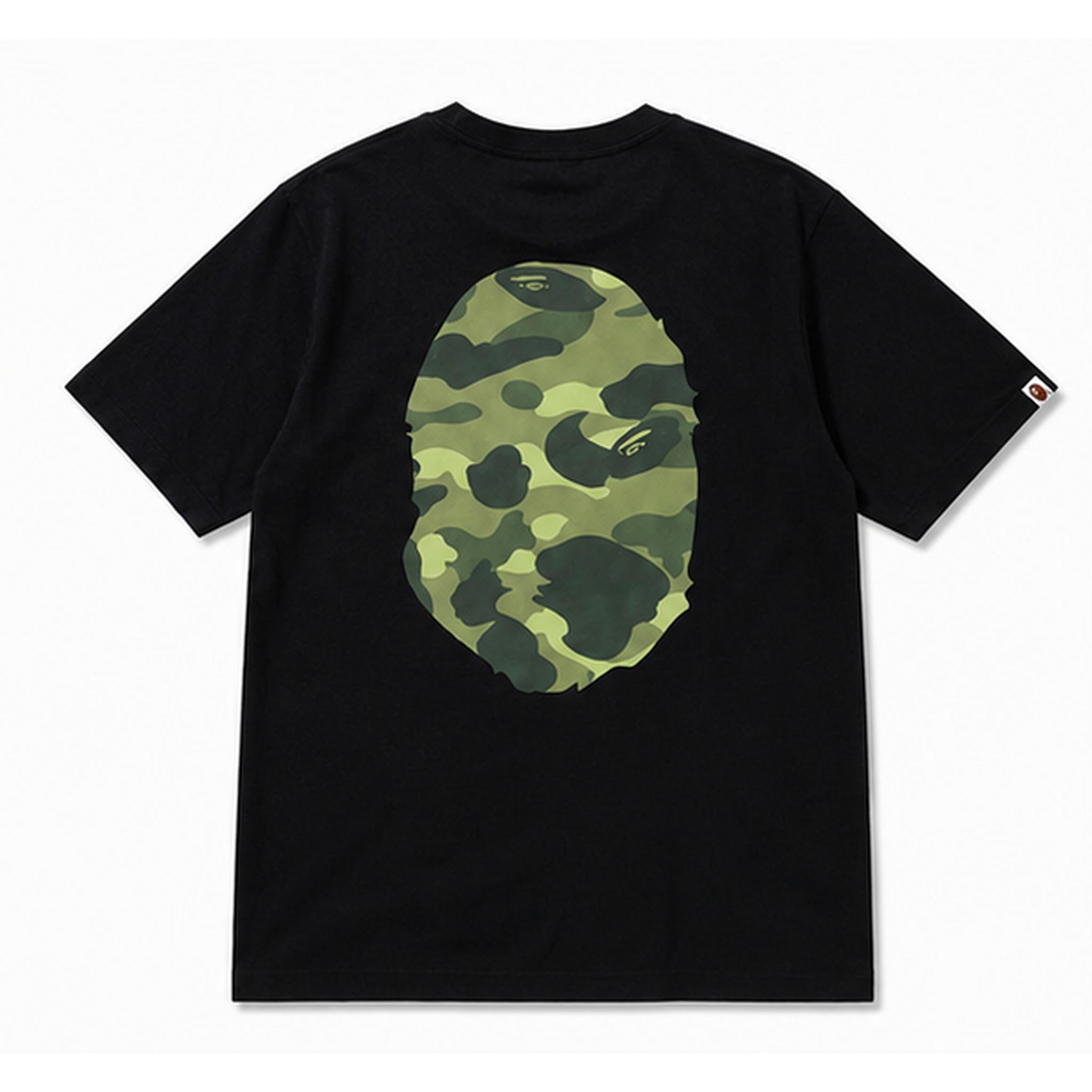 Bape camouflage style black T-shirt