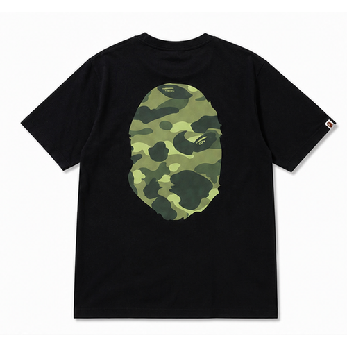 Bape camouflage style black T-shirt