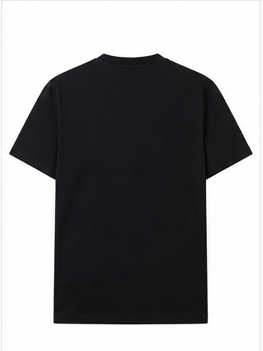 Prada Triangle Logo Minimalist Style Black Short-sleeve T-shirt