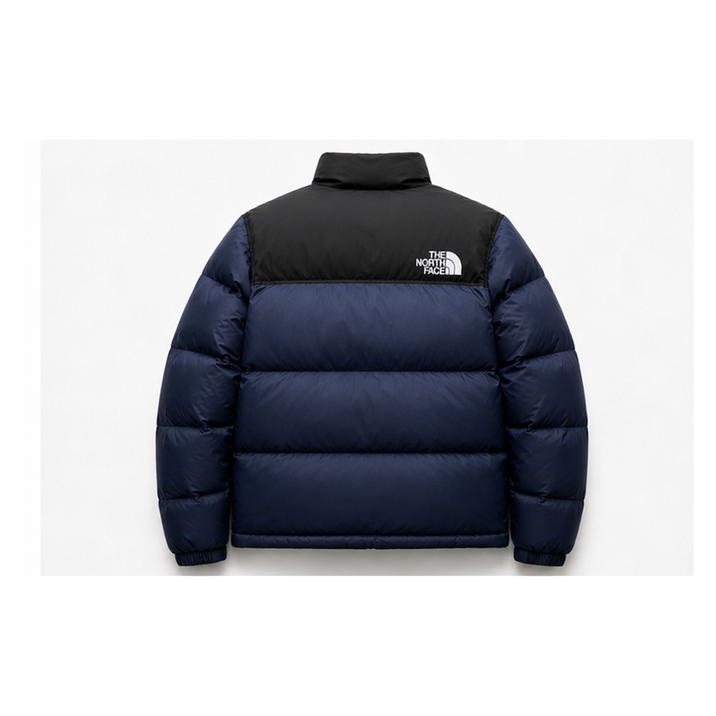 The North Face trendy and cool navy blue down jacket