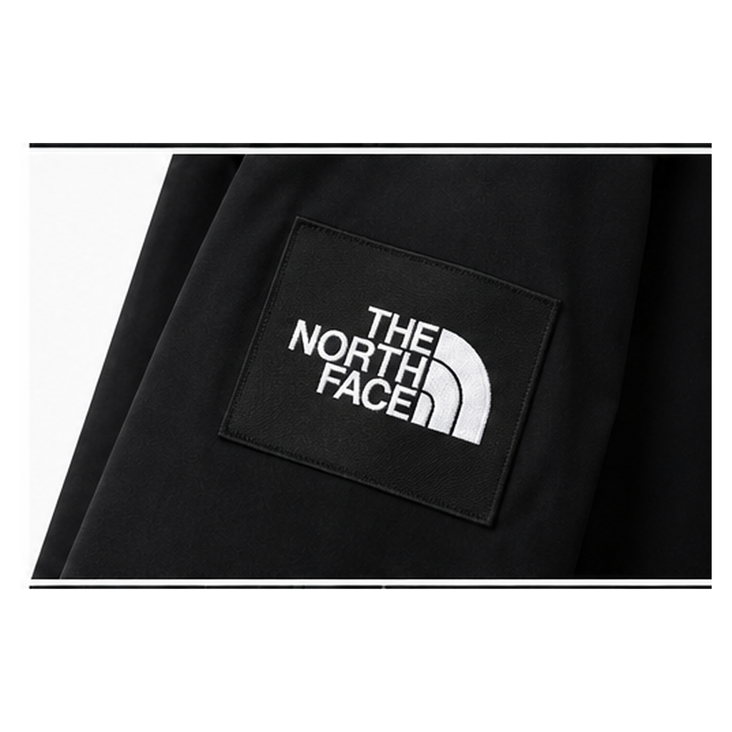 The North Face outdoor-style black coat