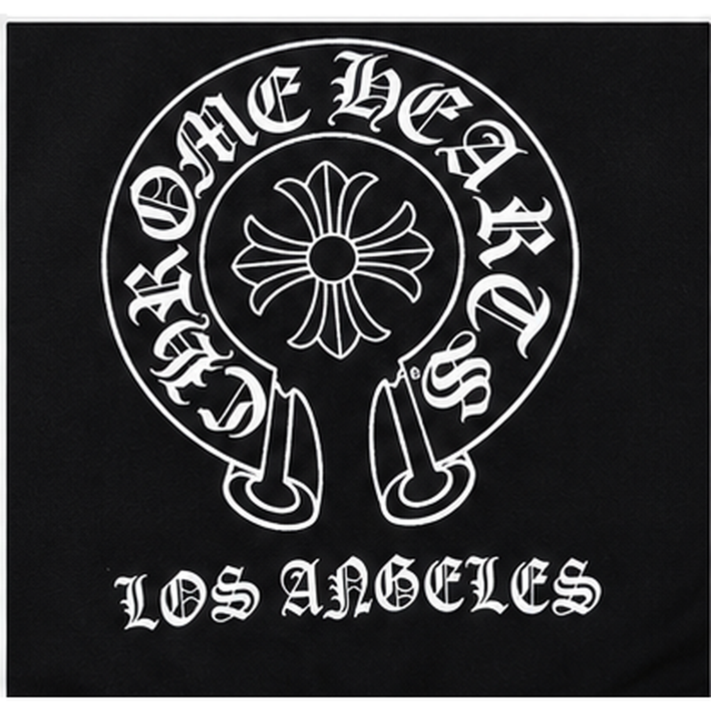 Chrome Hearts Travel Cross graphic hoodie Black Blue Cross with Modern Look