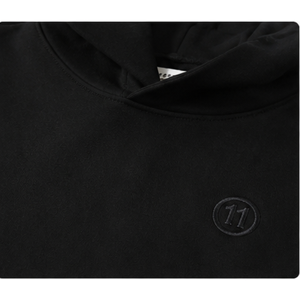 Maison Margiela Daily Logo hoodie Black Pullover Small for City Outfits