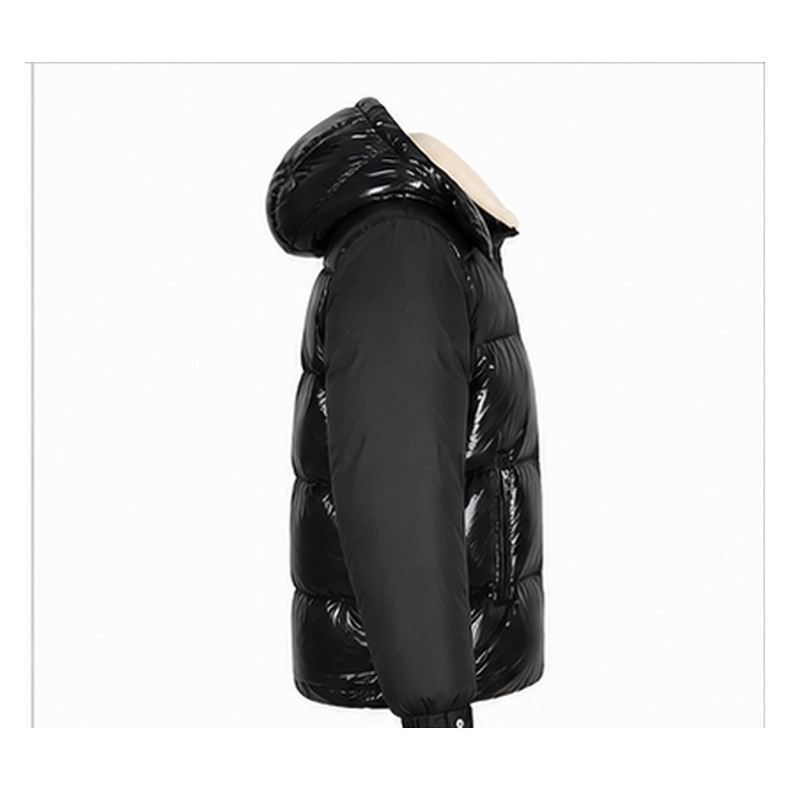 Moncler Glossy and Trendy Black Down Jacket