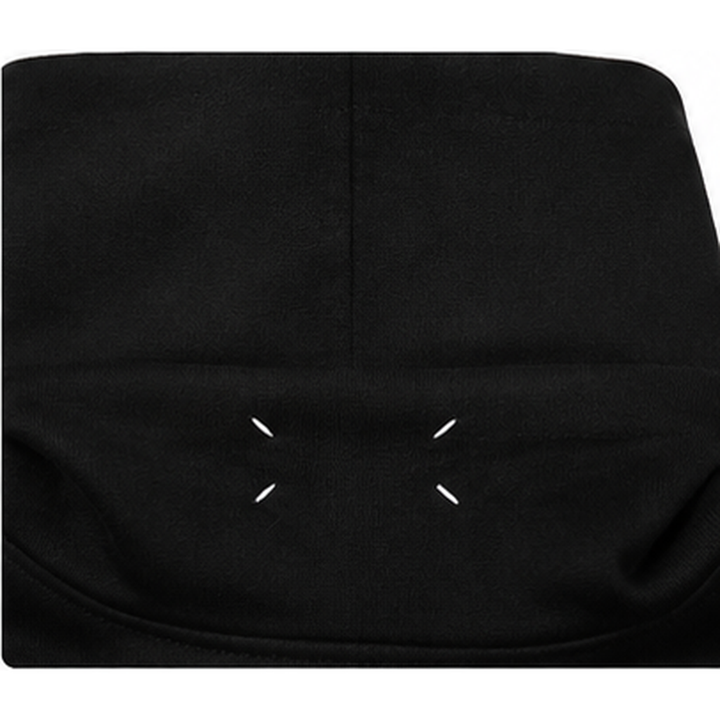 Maison Margiela Daily Logo hoodie Black Pullover Small for City Outfits
