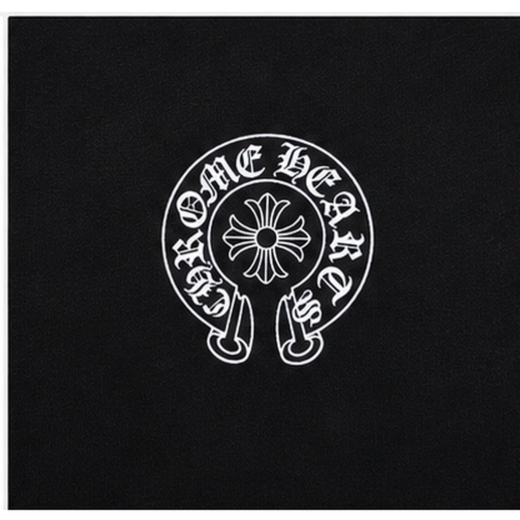 Chrome Hearts Travel Cross graphic hoodie Black Blue Cross with Modern Look