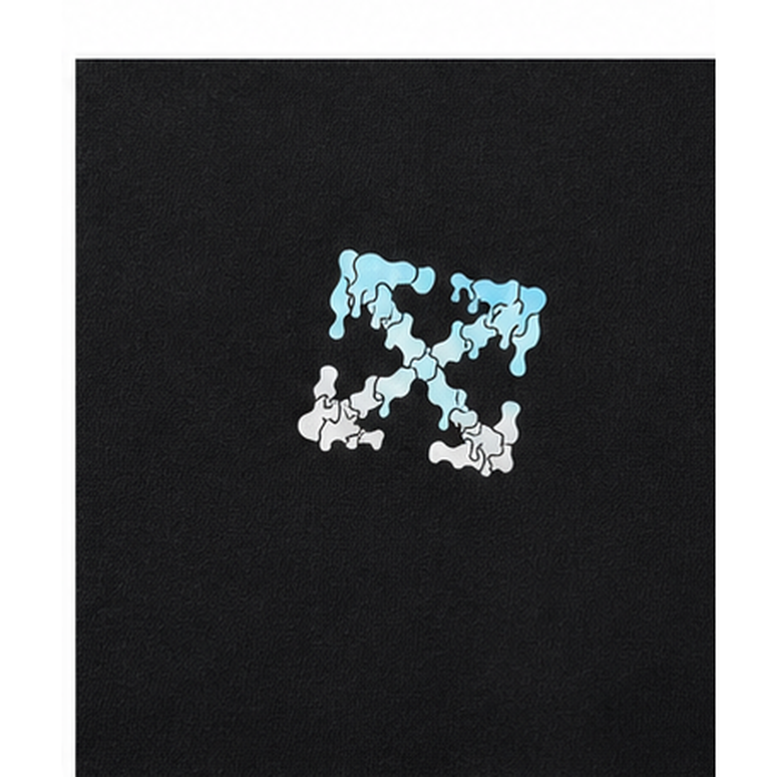 Off-White Gradient Style Black T-shirt