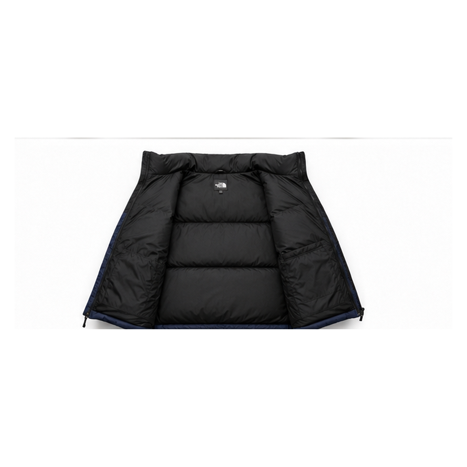 The North Face trendy and cool navy blue down jacket