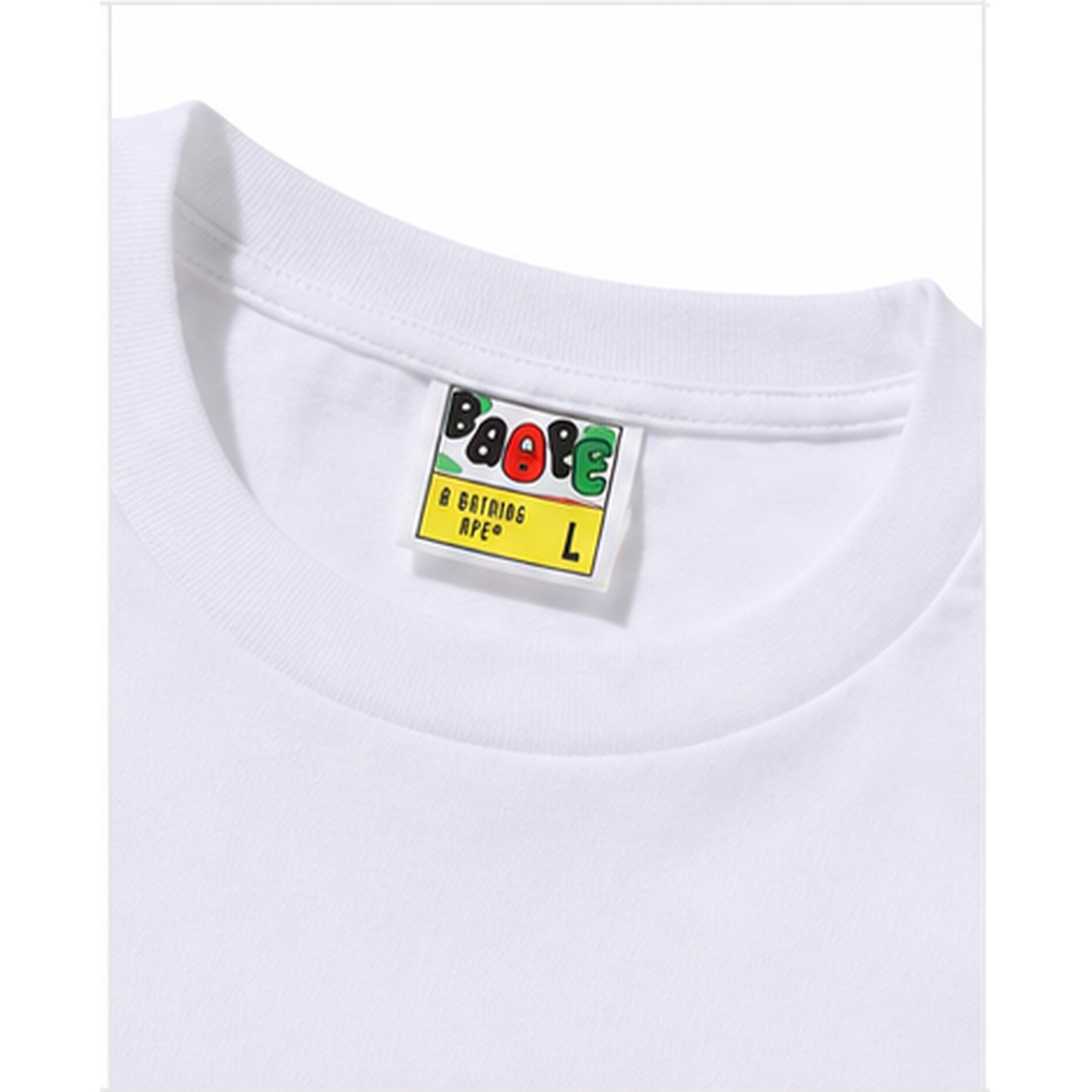 Bape Ape Camouflage Style White T-shirt