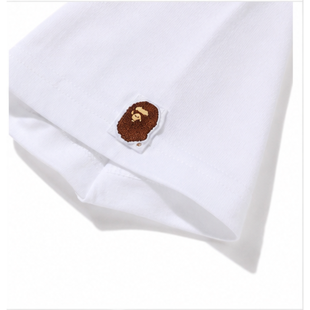 Bape Ape Camouflage Style White T-shirt