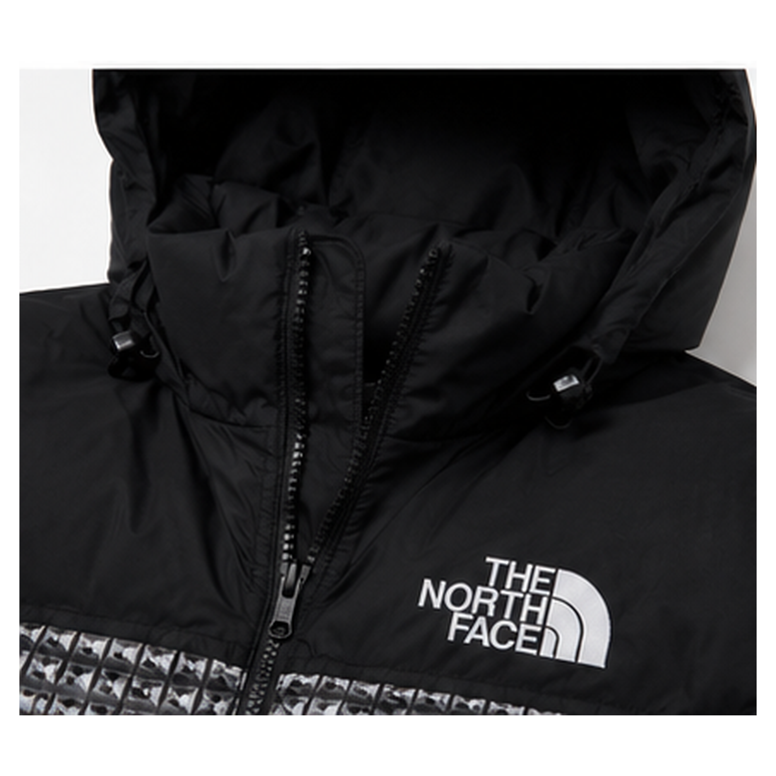Pattern Logo The North Face Puffer Jacket for Photo Ready Looks