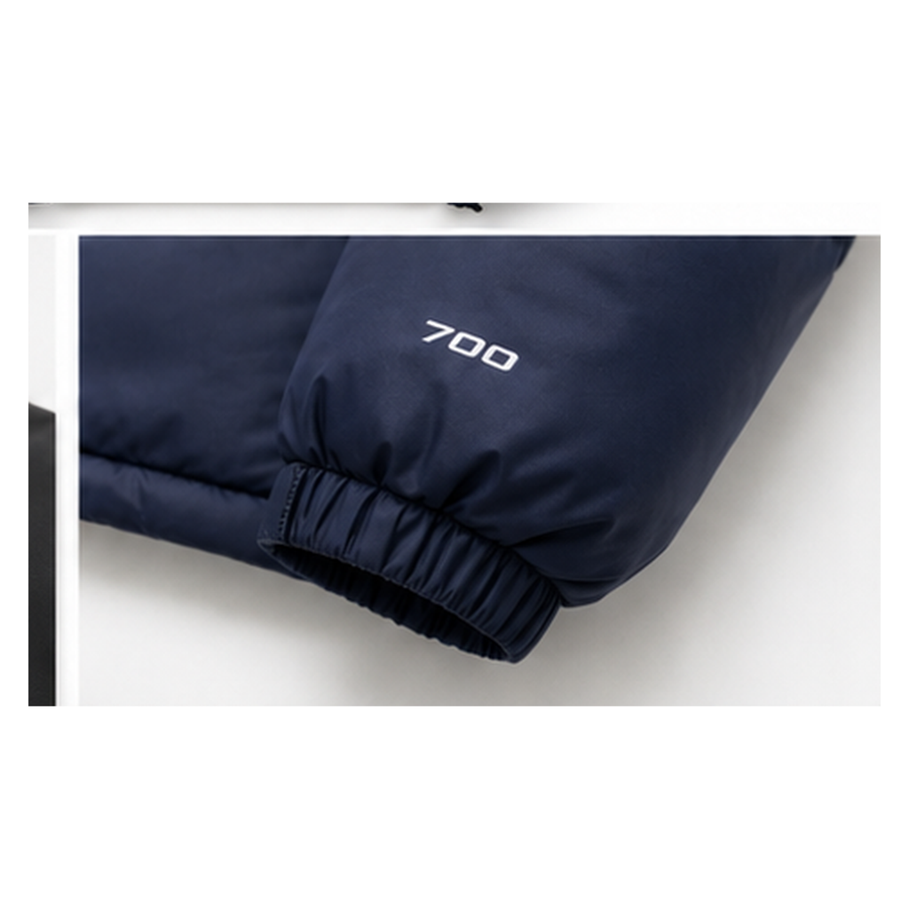 The North Face trendy and cool navy blue down jacket