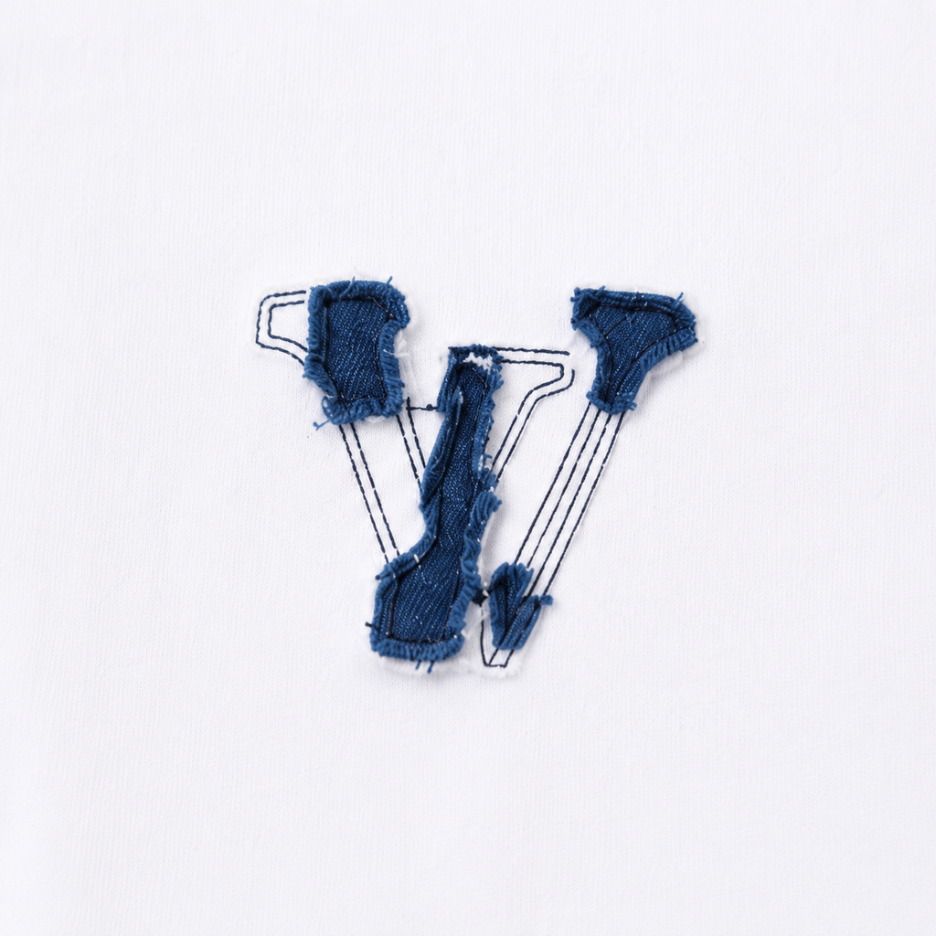 Louis Vuitton Patch Streetwear Style White Short-sleeve T-shirt