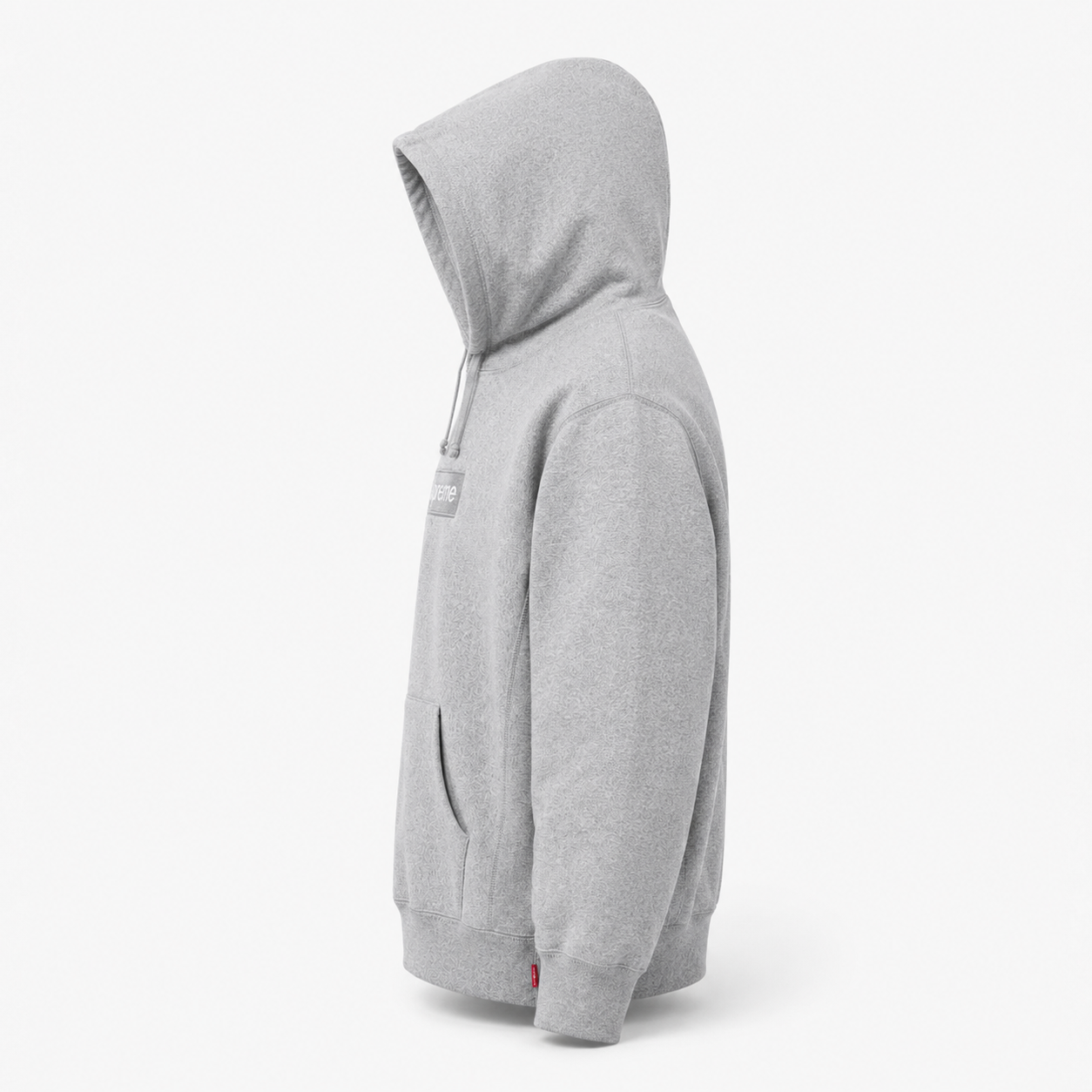 Supreme basic grey hoodie