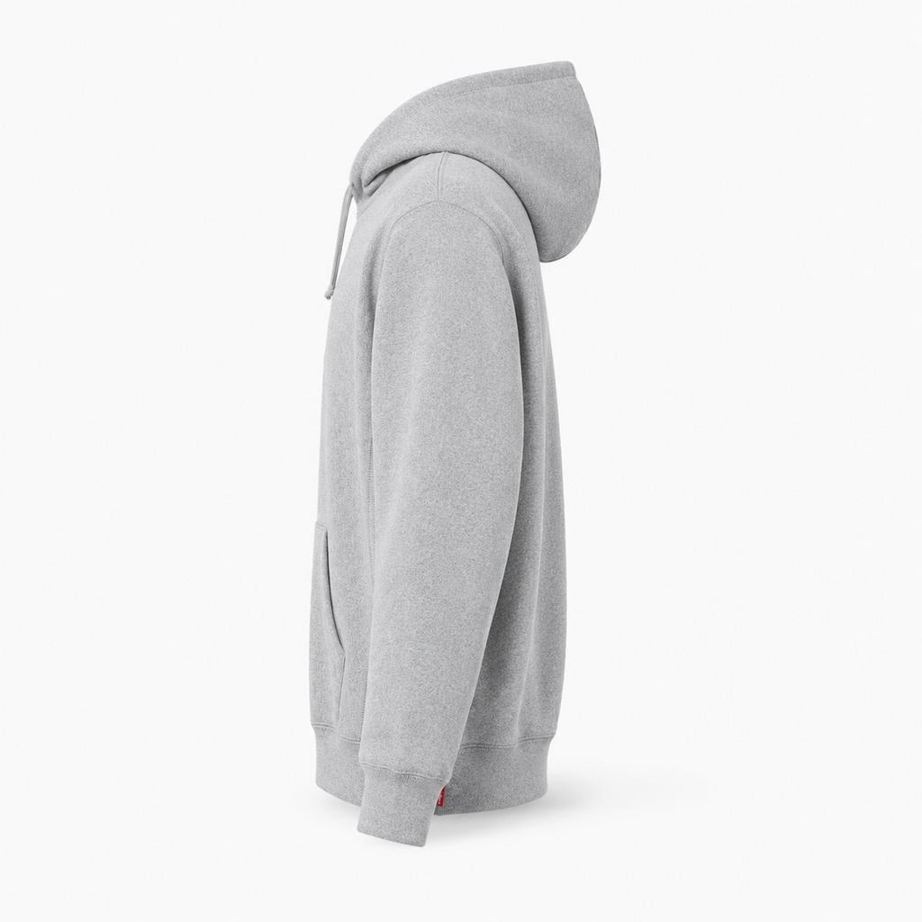 Supreme basic grey hoodie