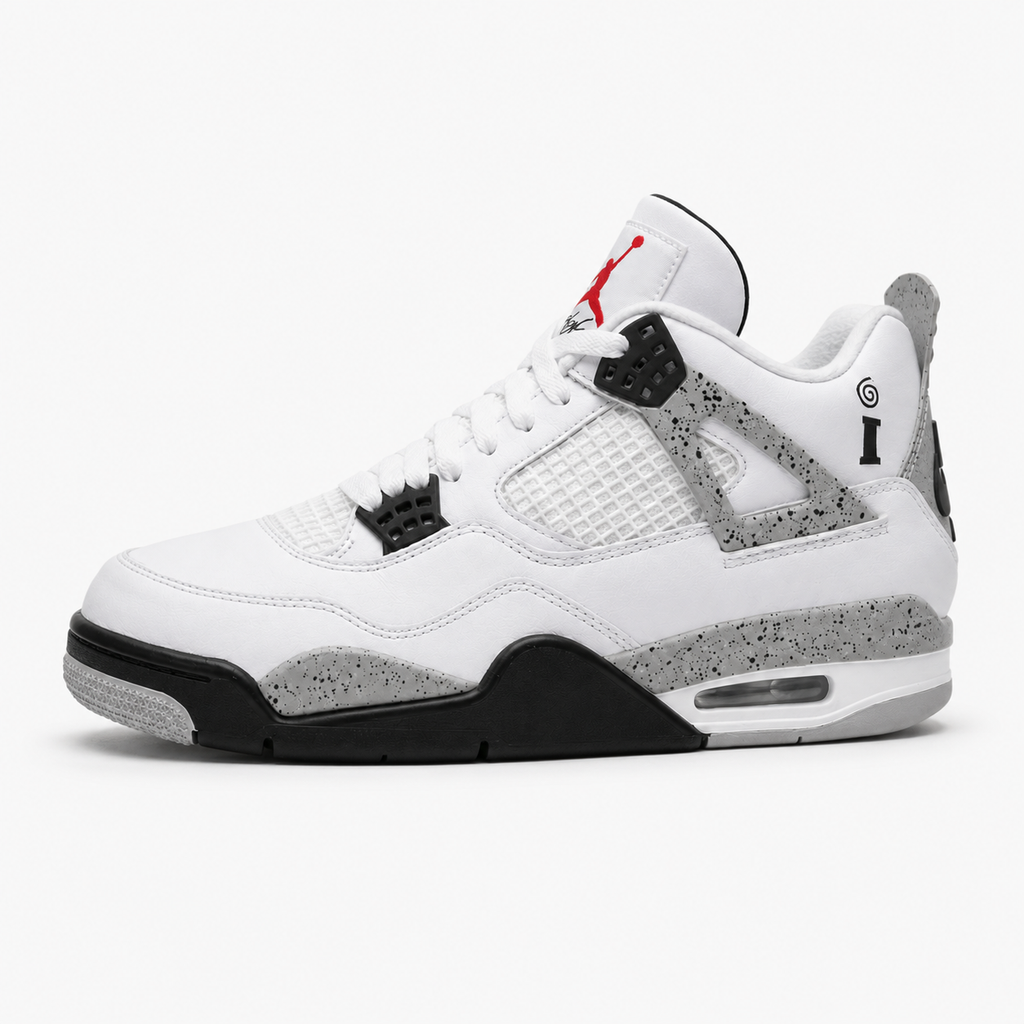 Jordan 4 Generation Trendy White-Gray-Black