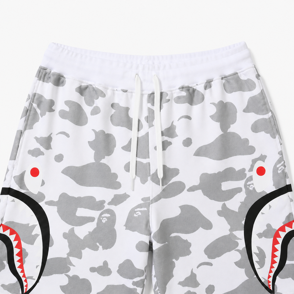 Bape Shark Camouflage Shorts
