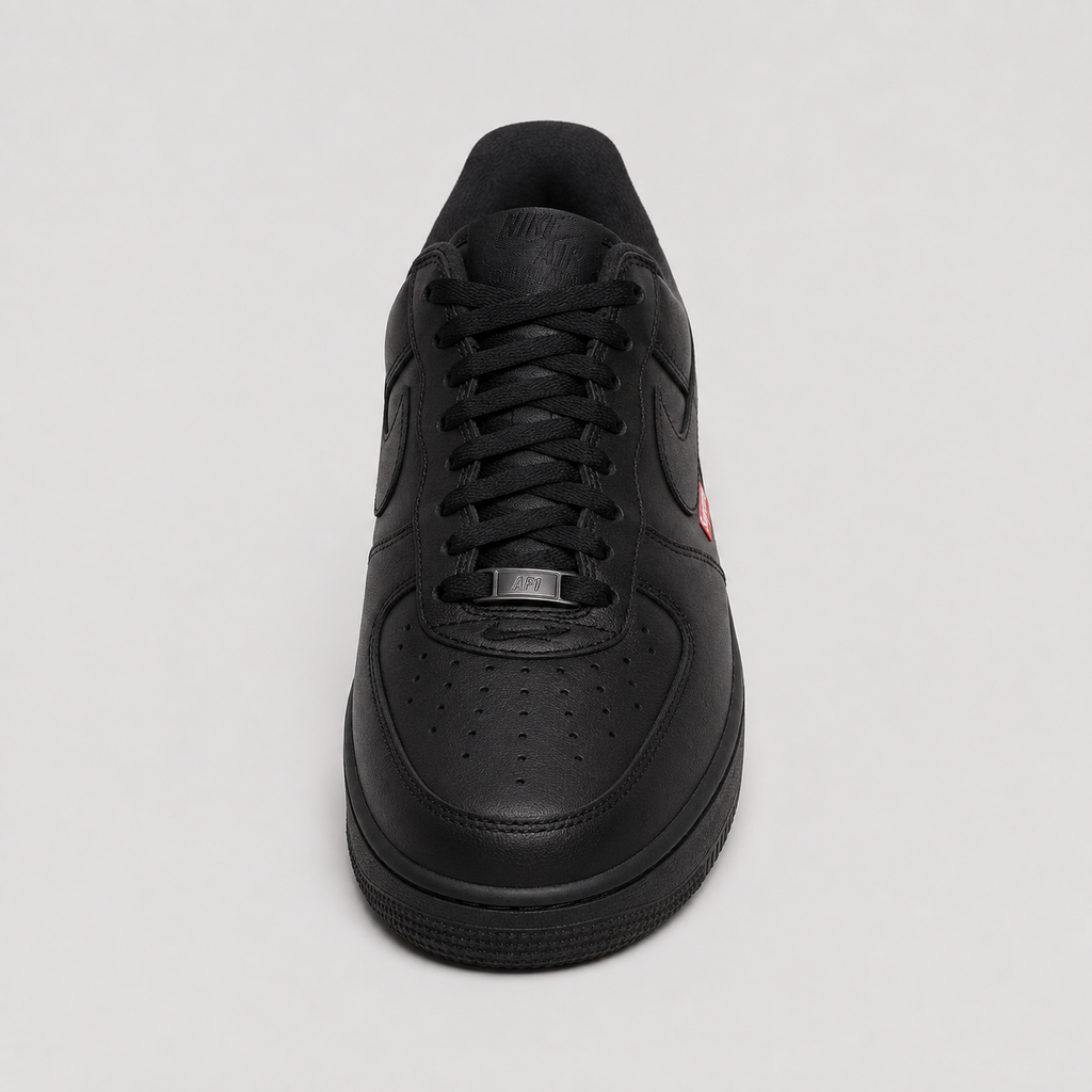 Nike Air Force 1 black trendy sneakers
