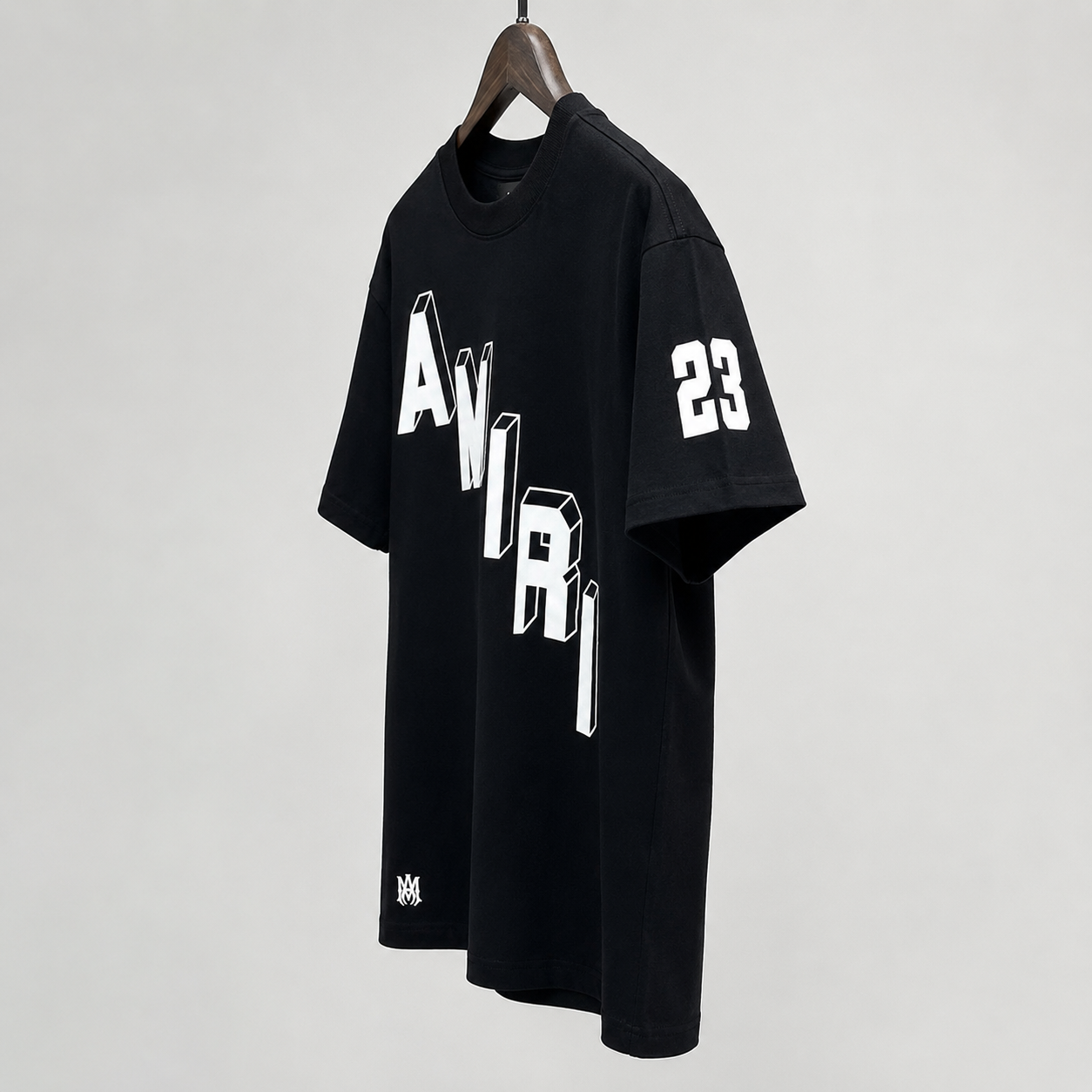 Amiri White Black Records Graphic T-Shirt Smart Casual