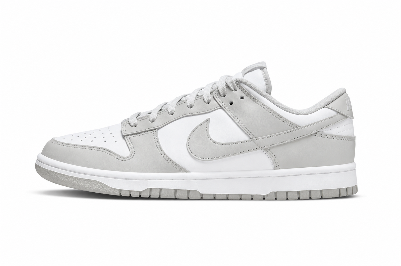 Nike Dunk simple style gray and white shoes
