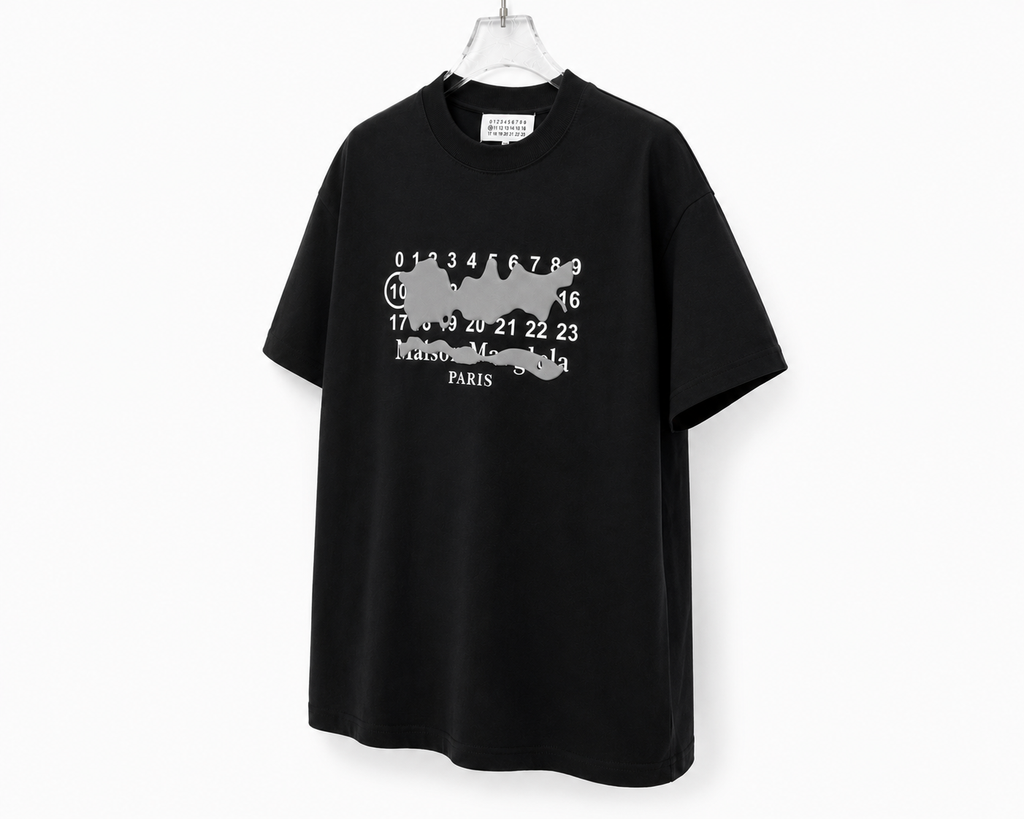 Maison Margiela Digital High Street Black T-shirt