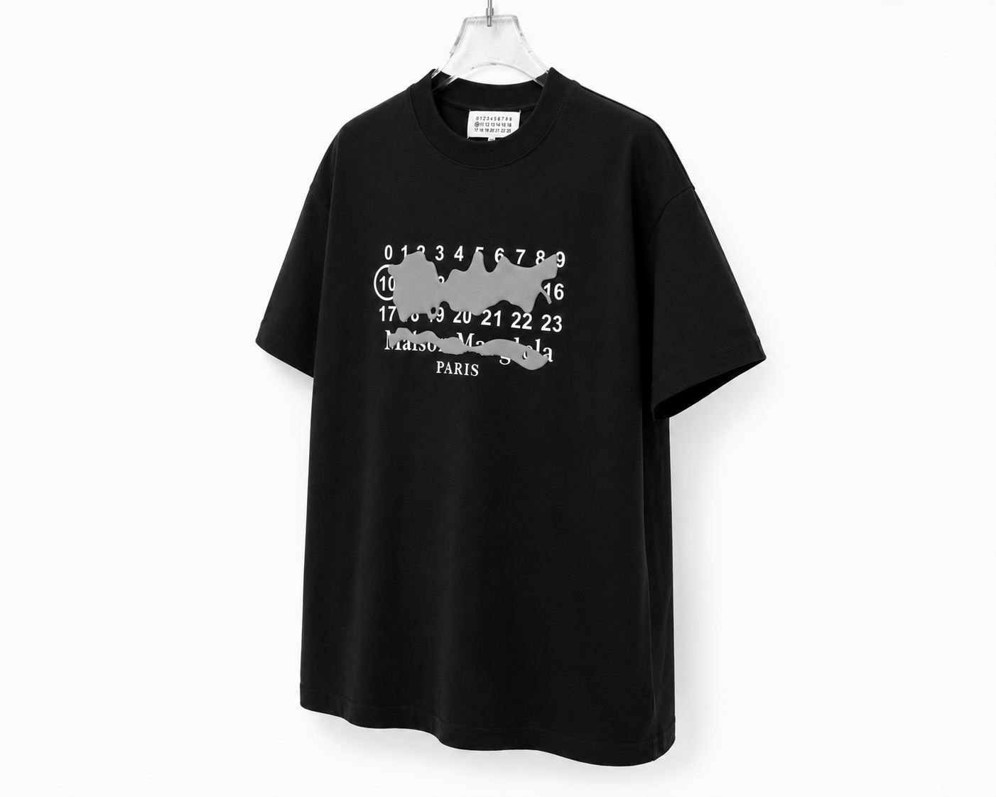 Maison Margiela Digital High Street Black T-shirt