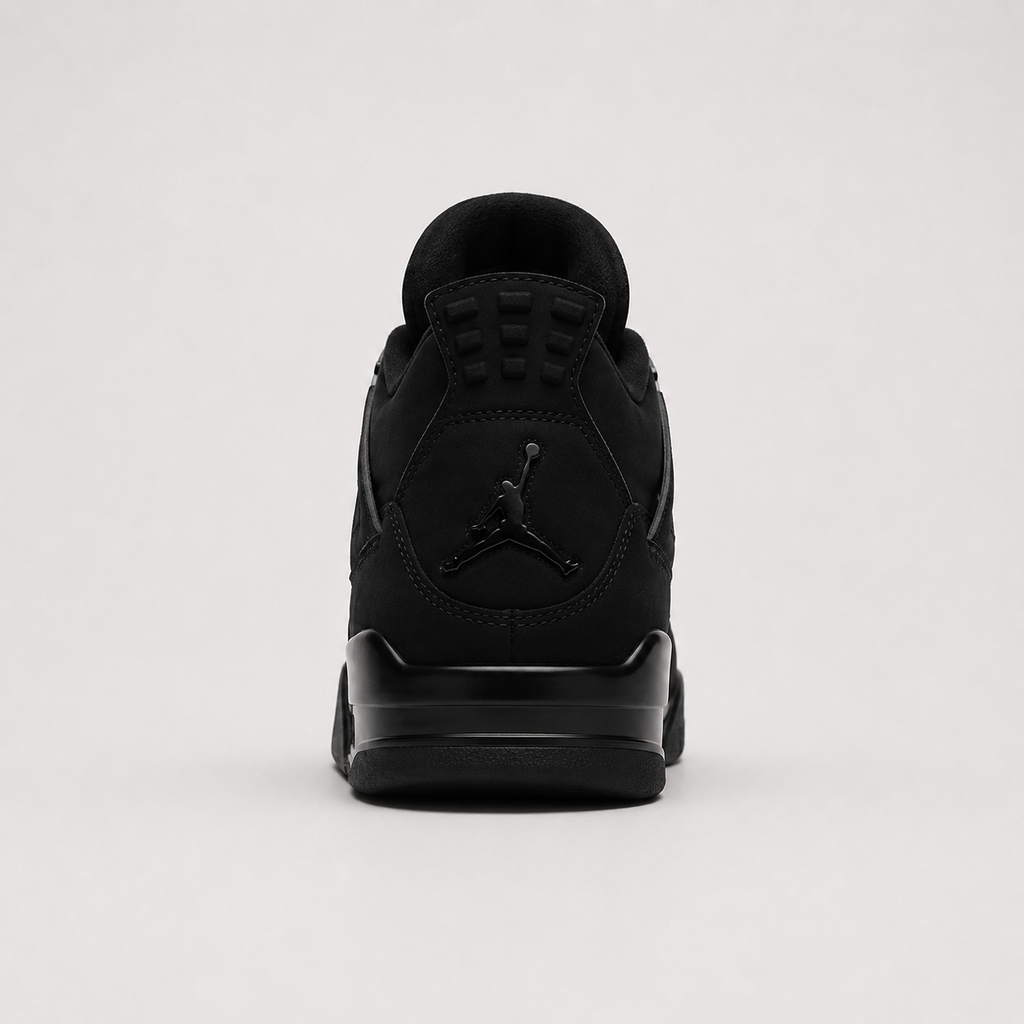 Simple-style black shoes of Jordan 4