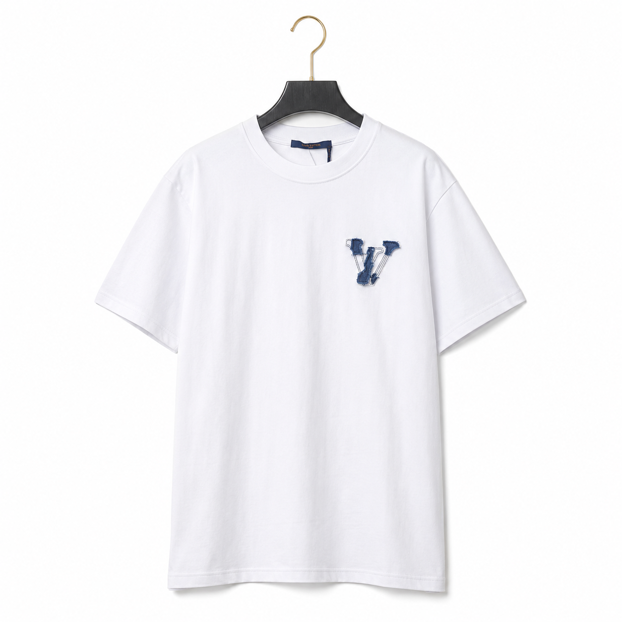 Louis Vuitton Patch Streetwear Style White Short-sleeve T-shirt