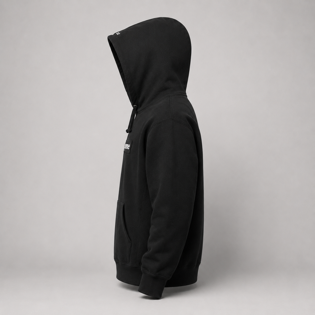 Supreme basic black hoodie