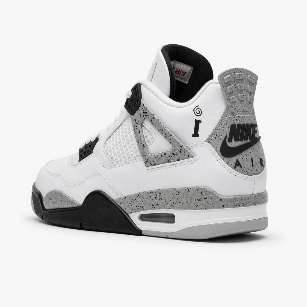Jordan 4 Generation Trendy White-Gray-Black