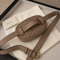 Gucci Matelasse belt bag Tan Quilted Waist Gold
