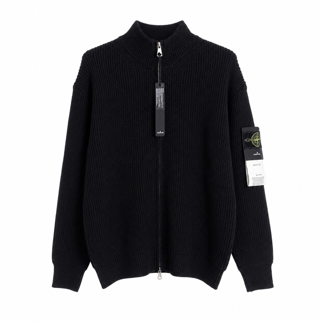 Stone Island Half-Turtleneck Knitted Sweater