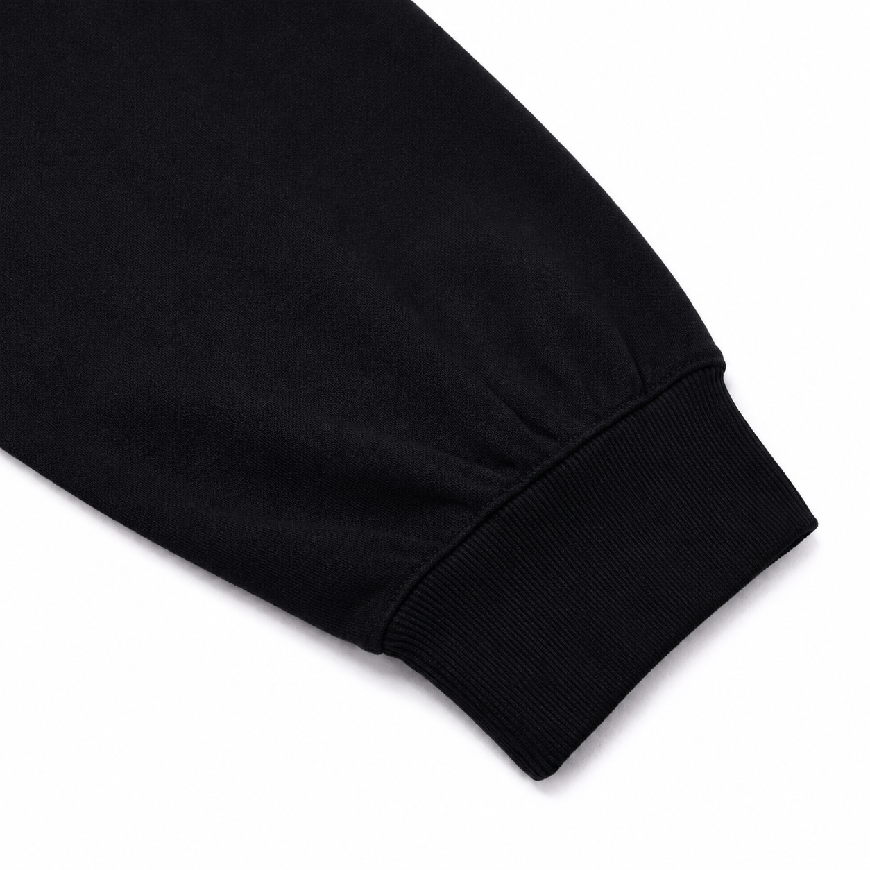 Balenciaga Black Distressed Logo Long-Sleeve Top