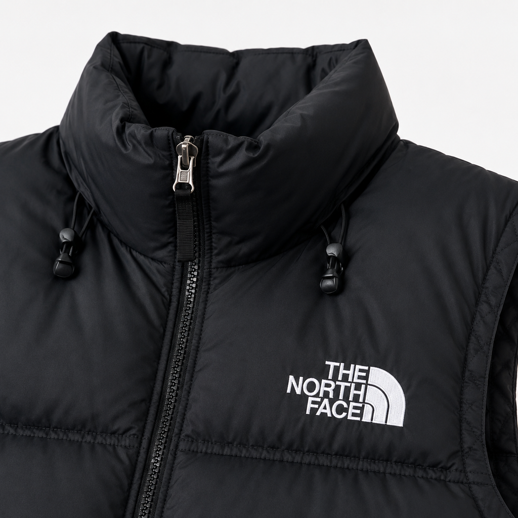 The North Face Black Trendy and Cool Down Vest