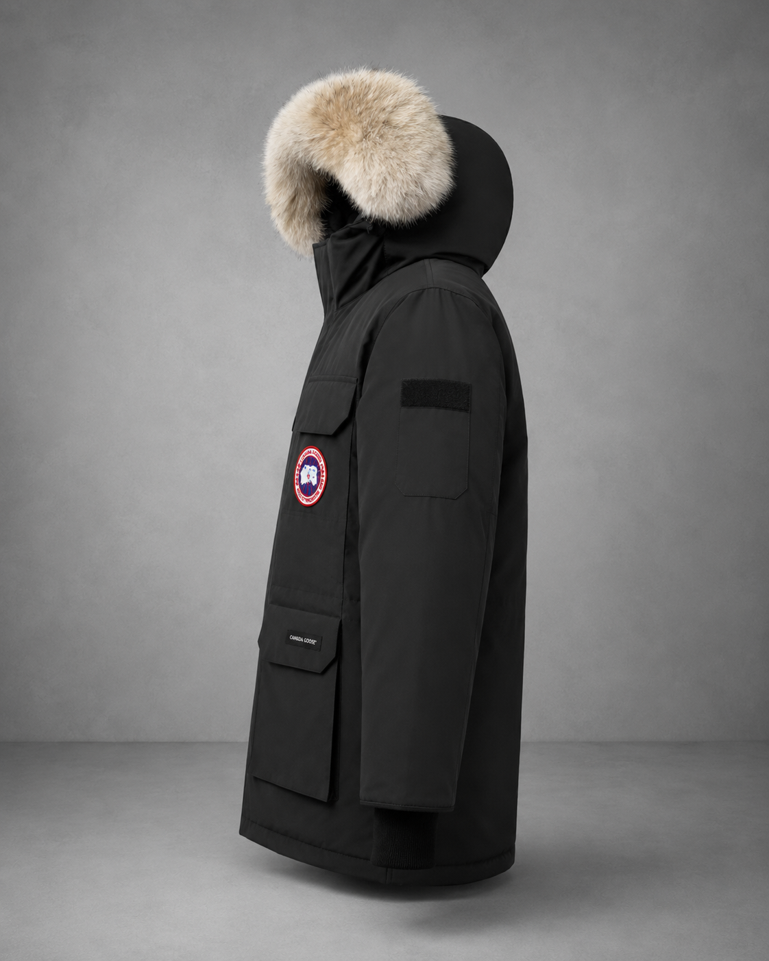 Canada Goose Parka Style Dark Grey Down Jacket