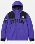 Supreme Purple and Black Patchwork Windbreaker