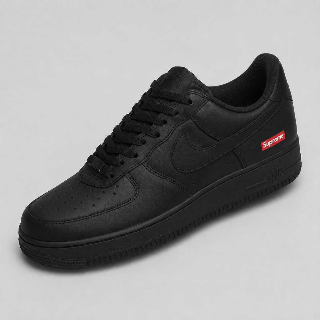 Nike Air Force 1 black trendy sneakers
