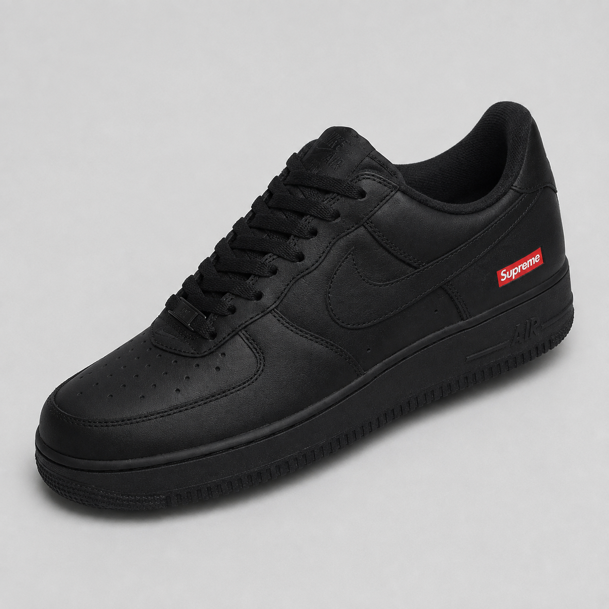 Nike Air Force 1 black trendy sneakers