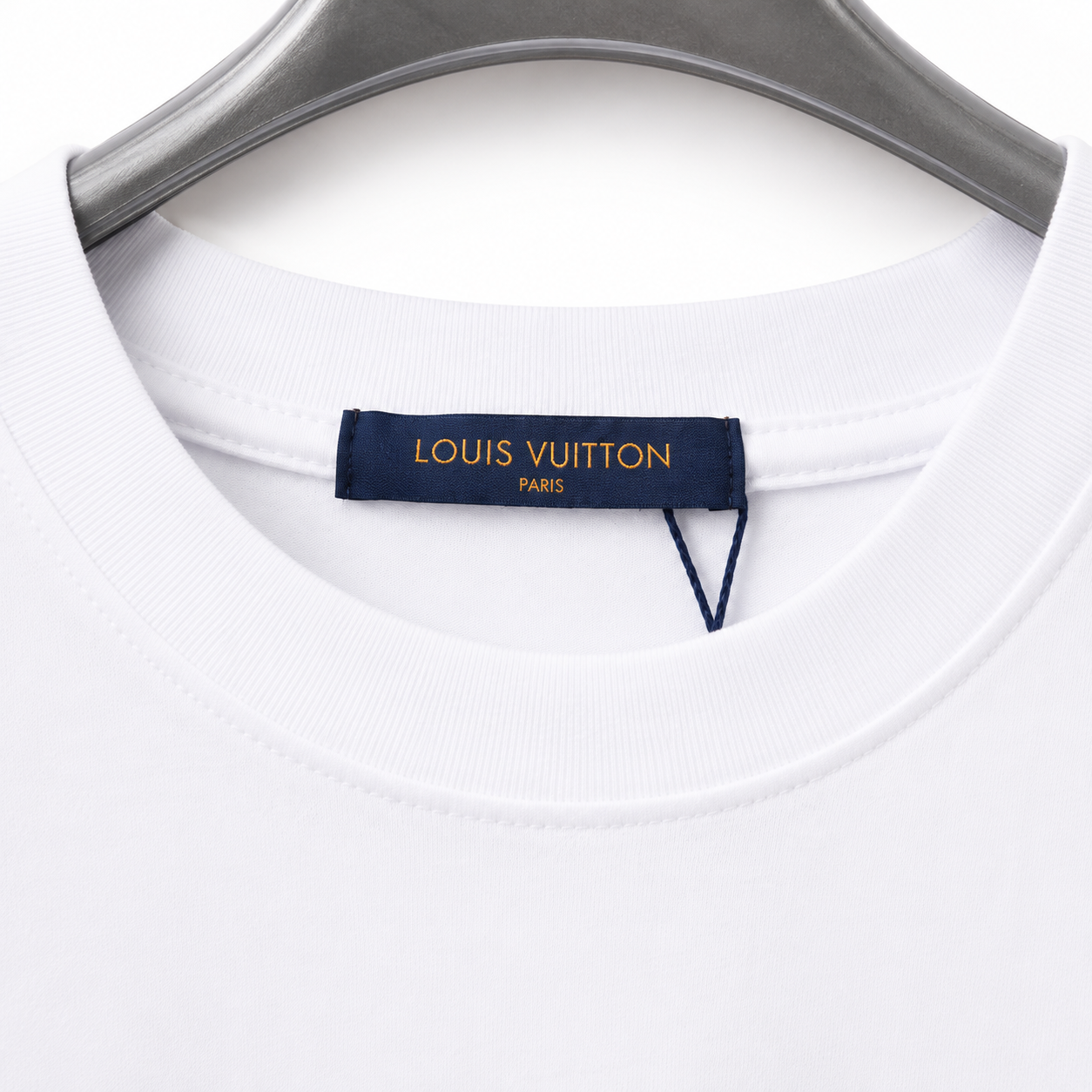 Louis Vuitton Patch Streetwear Style White Short-sleeve T-shirt