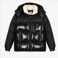 Moncler Glossy and Trendy Black Down Jacket